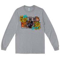 Heather Grey oh snap Long Sleeve Tee - RacoonDesign