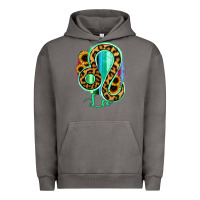 Pigment Tornado Leo Zodiac Sign Sunflower Leopard Serape Urban Hoodie - RanaPortraitStore