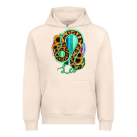 Leo Zodiac Sign Sunflower Leopard Serape Urban Hoodie | Teevron