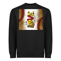 Black for the love of the game softball Heavyweight Sweatshirt - chombo