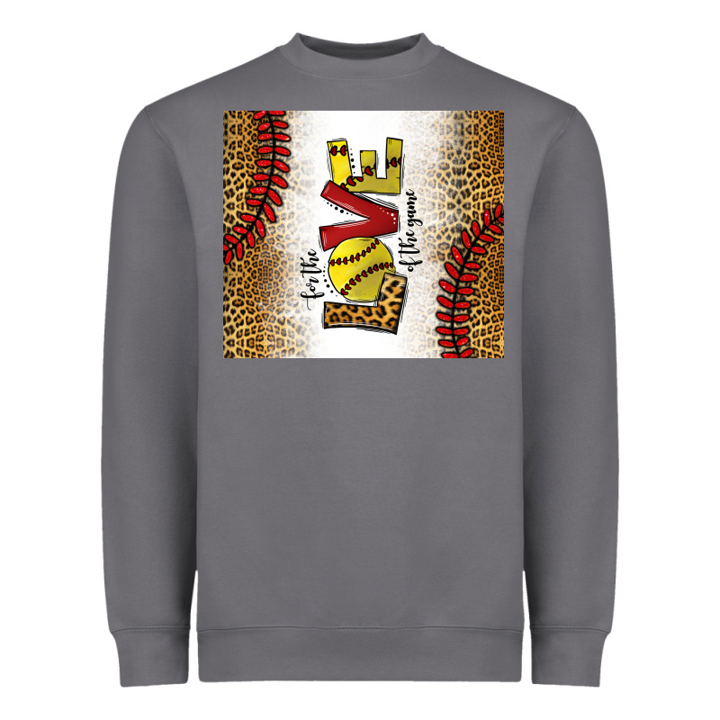 For The Love Of The Game Softball Heavyweight Sweatshirt by chombo | Teevron