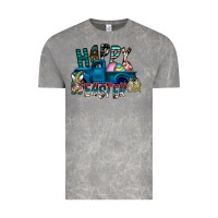 Cloud Rock Happy Easter  truck Vintage Tee - CowhideDigitalArt