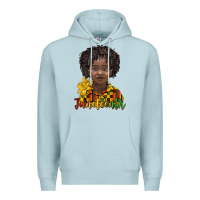 Blue Mist juneteenth black boy Premium Hoodie - BarkalooDesign