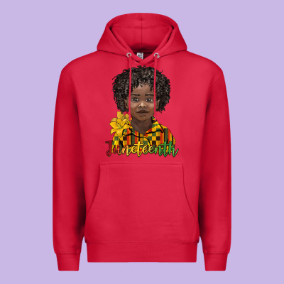 Juneteenth Black Boy Premium Hoodie Designed By Barkaloodesign