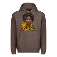 Coffee juneteenth black boy Premium Hoodie - BarkalooDesign