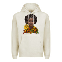 Oatmeal Heather juneteenth black boy Premium Hoodie - BarkalooDesign