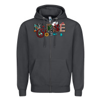 Smoke christmas nurse Zipper Hoodie - RanaPortraitStore