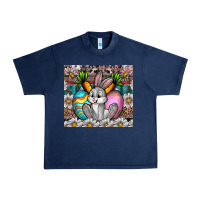 Navy easter Urban Heavy Tee - CowhideDigitalArt