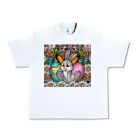 White easter Urban Heavy Tee - CowhideDigitalArt