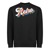 Black retro colorful Heavyweight Sweatshirt - chombo