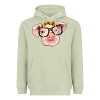 Matcha sunflowers with pig Heavyweight Hoodie - RanaPortraitStore