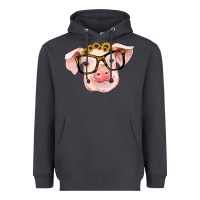 Smoke sunflowers with pig Heavyweight Hoodie - RanaPortraitStore