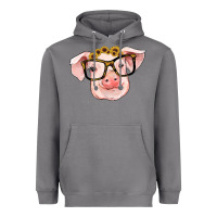 Storm sunflowers with pig Heavyweight Hoodie - RanaPortraitStore