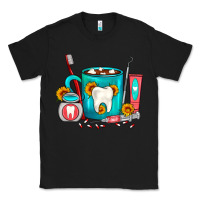 Black Dentist Coffee Classic Tee - FaDigitalArtStudio