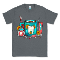Charcoal Heather Dentist Coffee Classic Tee - FaDigitalArtStudio