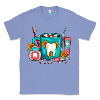 Colony Blue Dentist Coffee Classic Tee - FaDigitalArtStudio