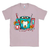 Lilac Dentist Coffee Classic Tee - FaDigitalArtStudio