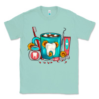 Seafoam Dentist Coffee Classic Tee - FaDigitalArtStudio