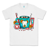 White Dentist Coffee Classic Tee - FaDigitalArtStudio