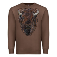Chestnut american bison Premium Sweatshirt - RanaPortraitStore