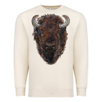 Sandshell american bison Premium Sweatshirt - RanaPortraitStore