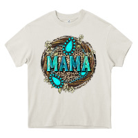 Cream Mama with gemstone leopard Mother's Day Heavy Core Tee - FaDigitalArtStudio