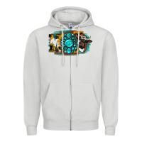 Dove Grey Moo Mothers Zipper Hoodie - Jasminsmagicworld