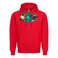 Red Moo Mothers Zipper Hoodie - Jasminsmagicworld