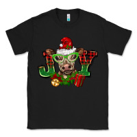 Black christmas joy cow Classic Tee - BarkalooDesign