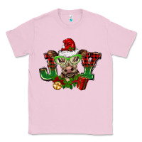 Bubblegum Pink christmas joy cow Classic Tee - BarkalooDesign
