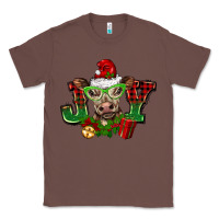 Chestnut christmas joy cow Classic Tee - BarkalooDesign