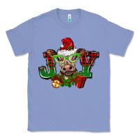Colony Blue christmas joy cow Classic Tee - BarkalooDesign
