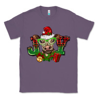 Lavender christmas joy cow Classic Tee - BarkalooDesign