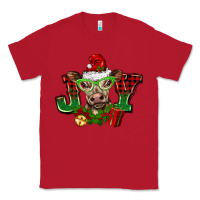 Red christmas joy cow Classic Tee - BarkalooDesign