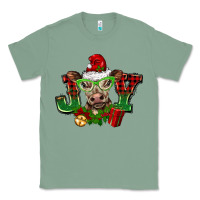 Sage christmas joy cow Classic Tee - BarkalooDesign