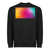 Black multicolor abstract lines Heavyweight Sweatshirt - chombo