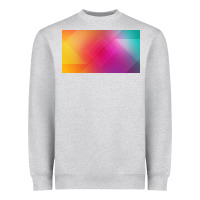 Heather Grey multicolor abstract lines Heavyweight Sweatshirt - chombo