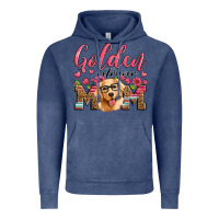 Vintage Denim golden retriever mom Vintage Hoodie - Artiststas