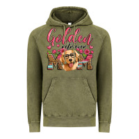 Vintage Olive golden retriever mom Vintage Hoodie - Artiststas