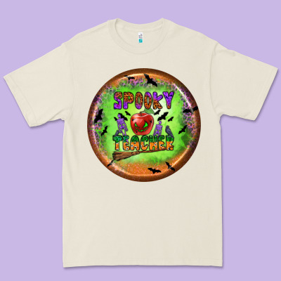 Spooky Teacher Premium Tee Designed By Bundleandbundleshop