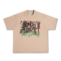 Burro Baby's First Christmas Urban Heavy Tee - CowhideDigitalArt