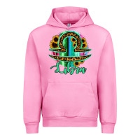 Fuchsia Pink Libra Zodiac Sign Sunflower Leopard Serape Urban Hoodie - RanaPortraitStore