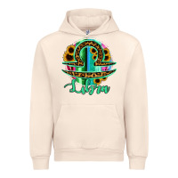 Sandshell Libra Zodiac Sign Sunflower Leopard Serape Urban Hoodie - RanaPortraitStore