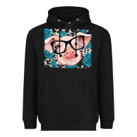 Black gemstone and cowhide pig Heavyweight Hoodie - RanaPortraitStore