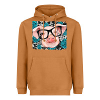 Meerkat gemstone and cowhide pig Heavyweight Hoodie - RanaPortraitStore