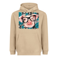 Mushroom gemstone and cowhide pig Heavyweight Hoodie - RanaPortraitStore