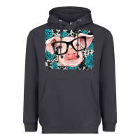 Smoke gemstone and cowhide pig Heavyweight Hoodie - RanaPortraitStore