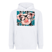 White gemstone and cowhide pig Heavyweight Hoodie - RanaPortraitStore