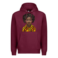 Burgundy black boy Premium Hoodie - BarkalooDesign