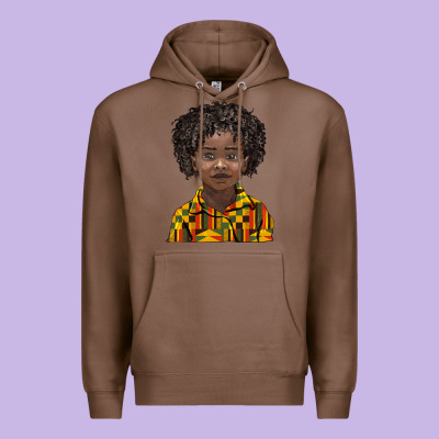 Black Boy Premium Hoodie Designed By Barkaloodesign